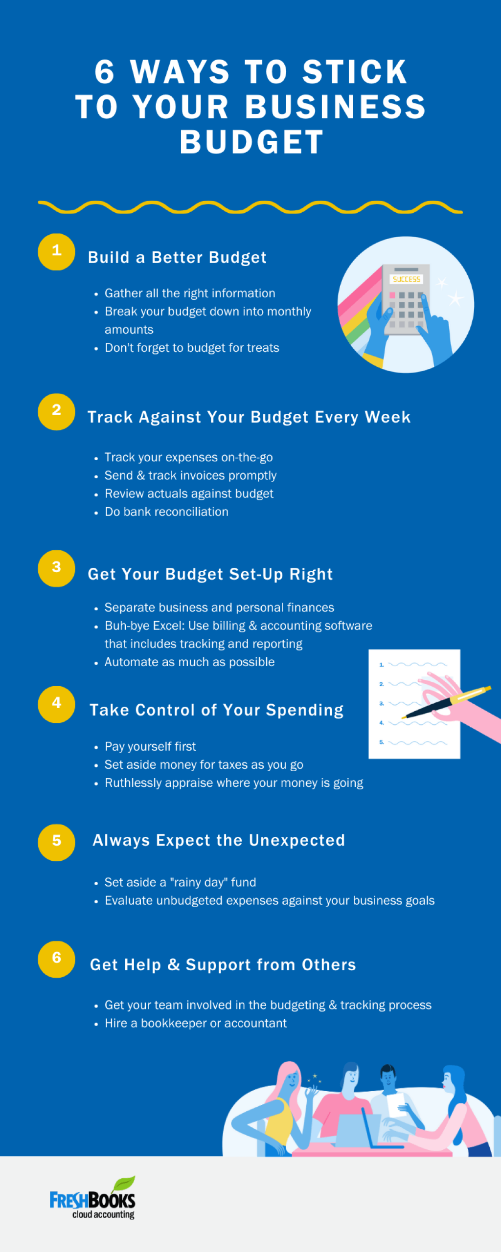 6 budgeting tips - Better Budget Management: How to Stick to a Budget  FreshBooks Blog